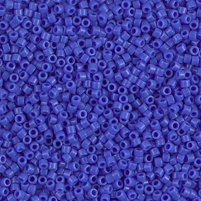 11/0 Delica Cyan Blue Opaque Seed Beads, Miyuki 7.2g, DB1138 bsd0955