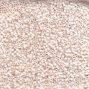 Size 11/0 Miyuki Delica Seed Beads, Matte Opaque Bisque White DB1510, 7.2 grams, bsd0780