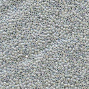Size 11/0 Miyuki Delica Seed Beads, Ghost Gray AB DB1579, 7.2 grams, bsd0835