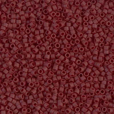 11/0 Delica Brown Currant Opaque Matte Seed Beads, Miyuki 7.2g, DB1584 bsd0969