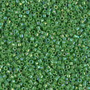 11/0 Delica Opaque Green AB Seed Beads, Miyuki 7.2g, DB163 bsd0936