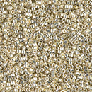 11/0 Delica Galvanized Silver Duracoat Seed Beads, Miyuki 7.2g, DB1831 bsd0977
