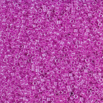 11/0 Delica Luminous Plum Crazy, Purple Pink Seed Beads, Miyuki 7.2g, DB2038 bsd0963