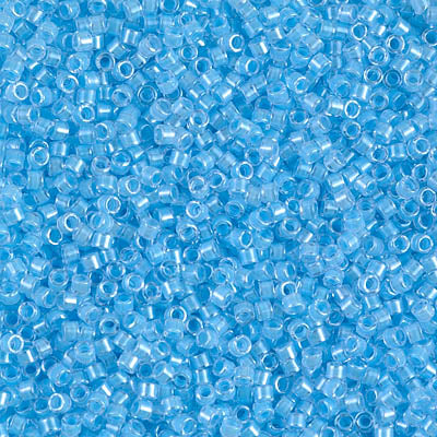 11/0 Delica Luminous Ocean Blue Seed Beads, Miyuki 7.2g, DB2039 bsd0952
