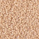 11/0 Delica Ceylon Pale Beige Off-White Seed Beads, Miyuki 7.2g, DB204 bsd0972