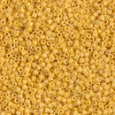 11/0 Delica Banana Yellow Duracoat Opaque Seed Beads, Miyuki 7.2g, DB2102 bsd0934