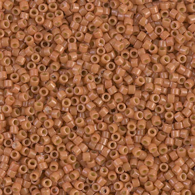 11/0 Delica Opaque Cedar Brown Duracoat Seed Beads, Miyuki 7.2g, DB2107 bsd0966