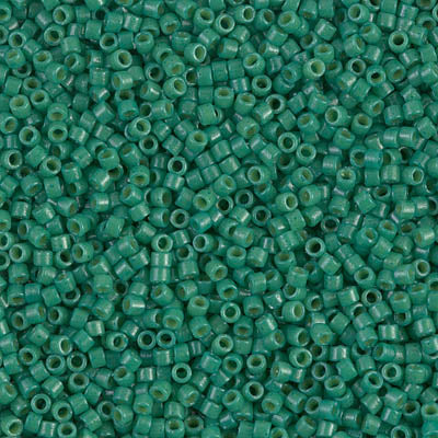 11/0 Delica Opaque Spruce Green Duracoat Seed Beads, Miyuki 7.2g, DB2127 bsd0937