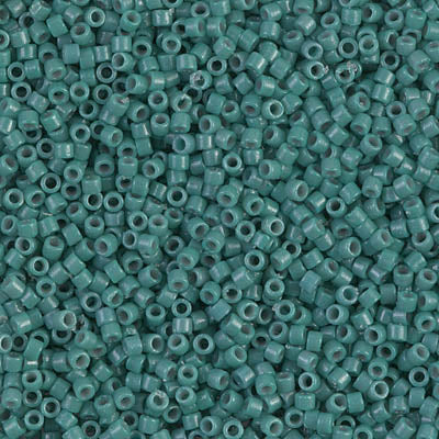 11/0 Delica Opaque Eucalyptus Duracoat Blue Green Seed Beads, Miyuki 7.2g, DB2131 bsd0942