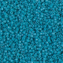 11/0 Delica Azure Blue Opaque Duracoat Seed Beads, Miyuki 7.2g, DB2133 bsd0947