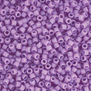 11/0 Miyuki Delica Seed Beads, Duracoat Opaque Crocus DB2136, 7.2 grams, bsd0839