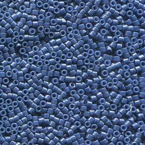 11/0 Miyuki Delica Seed Beads, Duracoat Navy Blue Opaque DB2143, 7.2 grams, bsd0843