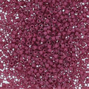 11/0 Miyuki Delica Seed Beads, Duracoat Opaque Raspberry DB2353, 7.2 grams, bsd0841