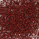 Size 11/0 Miyuki Delica Seed Beads, Duracoat Opaque Barn Red DB2354, 7.2 grams, bsd0808
