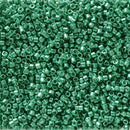 Size 11/0 Miyuki Delica Seed Beads, Duracoat Galvanized Dk Aqua Green DB2506, 7.2 grams, bsd0653