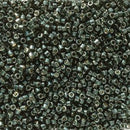 11/0 Miyuki Delica Seed Beads, Duracoat Galvanized Black Moss DB2507, 7.2 grams, bsd0746