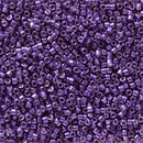Size 11/0 Miyuki Delica Seed Beads, Duracoat Galvanized Lilac Night DB2510, 7.2 grams, bsd0648