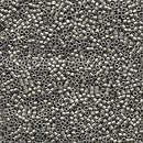 Size 10/0 Miyuki Delica Seed Beads, Matte Metallic Silver, 7.2 Grams, Color DBM0321, bsd0453