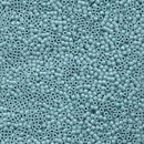 Size 11/0 Miyuki Delica Seed Beads, Matte Metallic Lt Aqua DB375, 7.2 grams, bsd0795