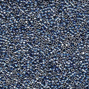 Size 11/0 Miyuki Delica Seed Beads, Palladium Blue Gold Iris DB544, 7.2 grams, bsd0509