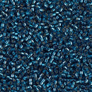 11/0 Delica Blue Zircon, Dyed Silver Lined Seed Beads, Miyuki 7.2g, DB608 bsd0950