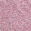 Size 11/0 Miyuki Delica Seed Beads, Silver Lined Light Pink Alabaster DB624, 7.2 grams, bsd0824
