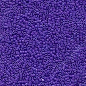 11/0 Delica Dyed Opaque Purple Seed Beads, Miyuki 7.2g, DB661, bsd1068