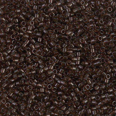 11/0 Delica Transparent Taupe Brown Seed Beads, Miyuki 7.2g, DB715 bsd0978