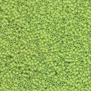 Size 11/0 Miyuki Delica Seed Beads, Opaque Chartreuse DB733 7.2 grams, bsd0813