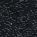 8/0 Miyuki Delica Seed Beads, Black, 6.8 Grams, Color DBL-0010, bsd0487