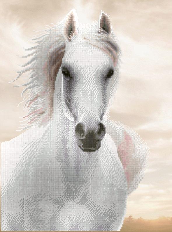Diamond Painting Kit Imperial Stallion Horse Diamond Dotz kit0395