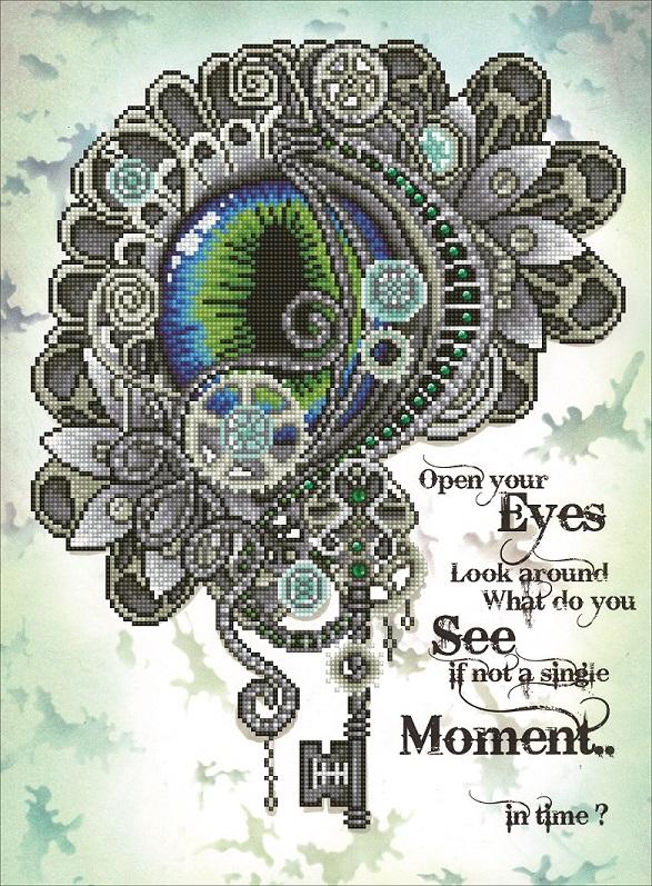 Diamond Painting Kit Eye 381 Diamond Dotz kit0386