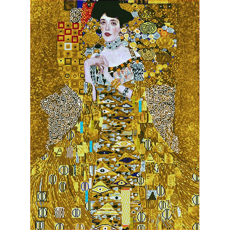 Diamond Painting Kit Klimpt Woman in Gold Diamond Dotz kit0464