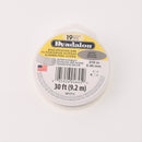 Beadalon Stringing Wire, Bright, 19 strand .018 in, 30 feet JW15T-0 wir0267