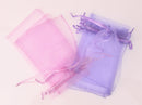20 Organza Gift Bags, 12cm x 9cm, 5" x 3.5", Rainbow of Colors