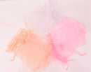 20 Organza Gift Bags, 12cm x 9cm, 5" x 3.5", Rainbow of Colors