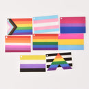 LGBTQ+ Pride Flag Charms, keychains! Progress, Gay, Ally, Transgender, Bisexual, Lesbian, Pansexual, Nonbinary, Enby, Queer Pendants