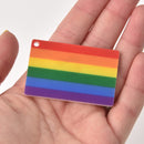 LGBTQ+ Pride Flag Charms, keychains! Progress, Gay, Ally, Transgender, Bisexual, Lesbian, Pansexual, Nonbinary, Enby, Queer Pendants