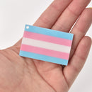 LGBTQ+ Pride Flag Charms, keychains! Progress, Gay, Ally, Transgender, Bisexual, Lesbian, Pansexual, Nonbinary, Enby, Queer Pendants