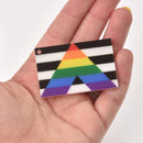 LGBTQ+ Pride Flag Charms, keychains! Progress, Gay, Ally, Transgender, Bisexual, Lesbian, Pansexual, Nonbinary, Enby, Queer Pendants