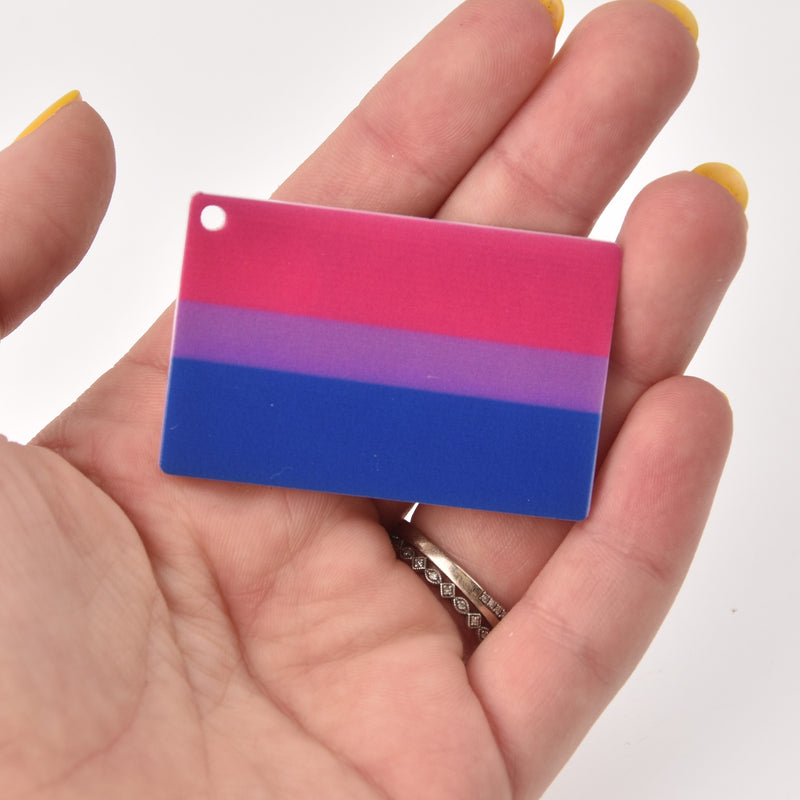 LGBTQ+ Pride Flag Charms, keychains! Progress, Gay, Ally, Transgender, Bisexual, Lesbian, Pansexual, Nonbinary, Enby, Queer Pendants