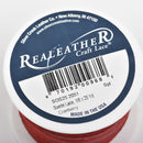 1/8" Suede Leather Lace, CRANBERRY RED, real leather by the yard, Realeather made in USA, 3mm wide, 25 yards, Lth0034