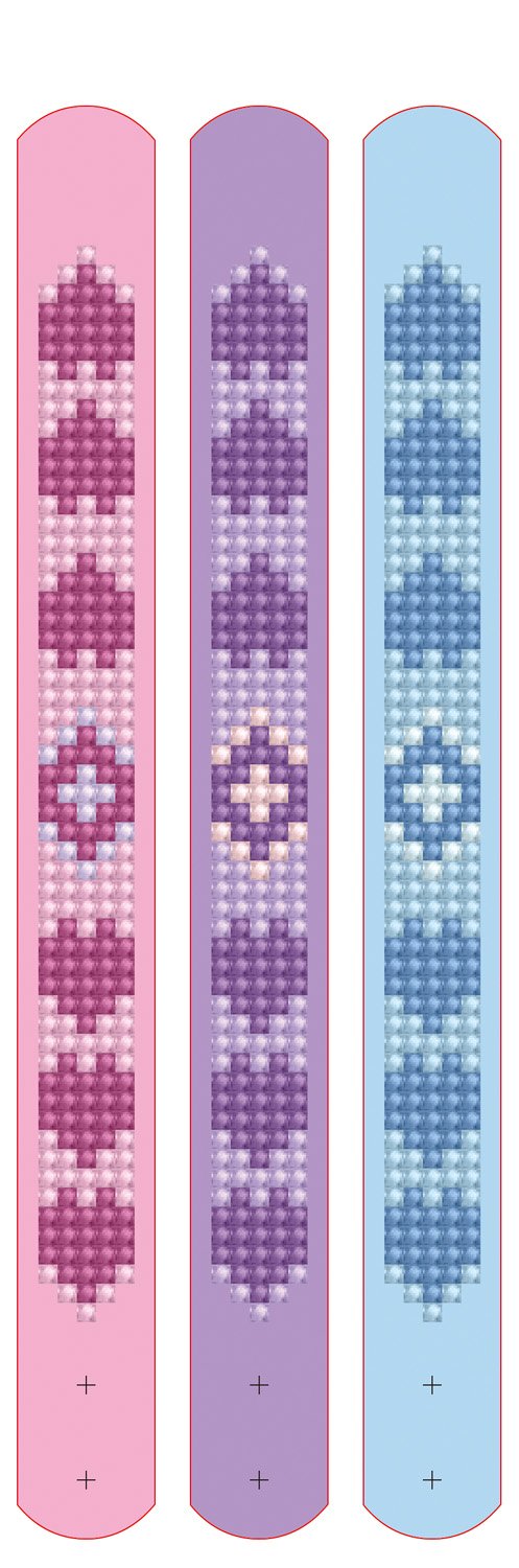 Diamond Dotz BRACELETS LOVE Rhinestone Facet Painting Kit, Set of 3, kit0417