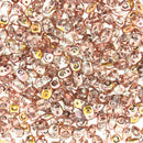 SuperDuo Beads 2.5x5mm Crystal Capri Gold 2-Hole Seed Beads, 5-Inch Tube, du0500030-27101, bsd0211