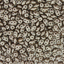 SuperDuo Pastel Light Brown Coco 2-Hole Seed Beads 2.5x5mm, 5-Inch Tube, du0525005 bsd0917
