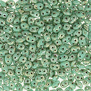 SuperDuo Turquoise Green / Picasso 2-Hole Seed Beads 2.5x5mm, 5-Inch Tube, DU0563130-43400 bsd0901