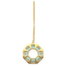 Gold Plated Octagon Pendant Charm, Centerline, EC032GP chs8212
