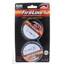 30 yards FIRELINE Crystal White Bead Weaving Thread, 2 pack 6lb and 4lb, .005in/.006in cor0563