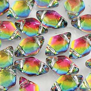GemDuo Czech Glass Beads Backlit Utopia GD8500030-28102, 8gr, bsd1049