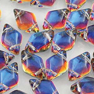 GemDuo Beads 8mm Backlit Vapor 2-Hole Seed Beads, 8gr, GD8500030-29942, bsd0204